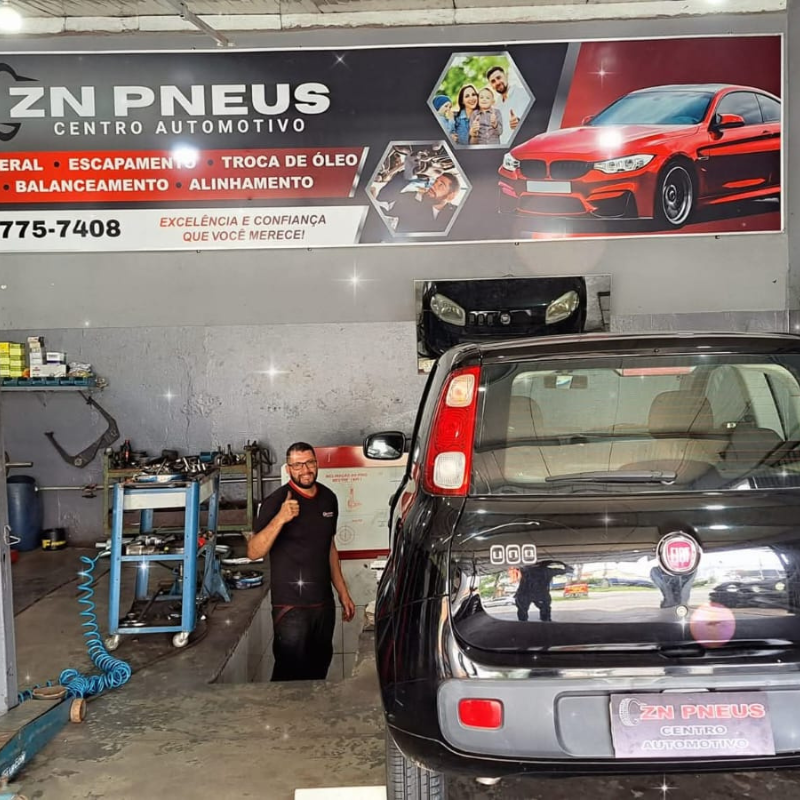 Serviço automotivo ZN Pneus — diagnóstico profissional